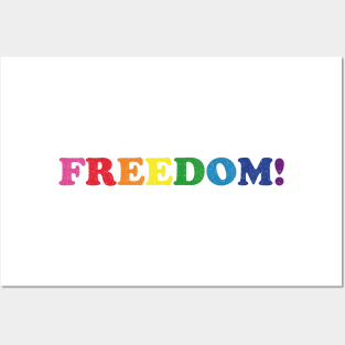 Pride Freedom Posters and Art